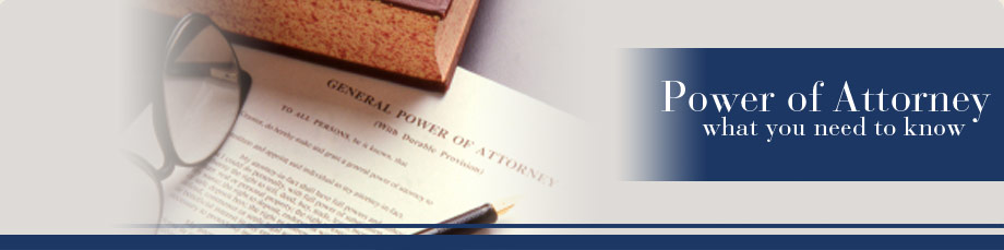 Power of Attorney